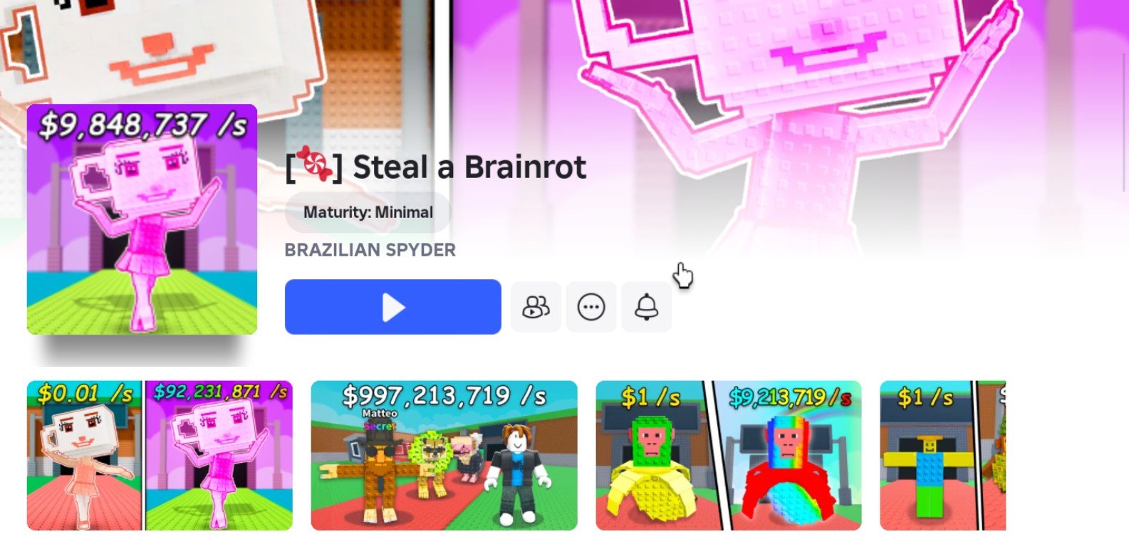 play steal a brainrot game on mumuplayer